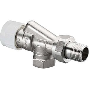 Oventrop series AV 9 thermostatic valve 1183903 nickel-plated brass, DN 10, axial