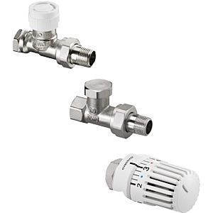 Oventrop Uni LH thermostatic valve set 1683804 DN 15, straight, with thermostat