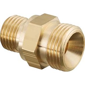 Oventrop Ofix-Oil double nipple 2080050 G 2000 / 4xG 3/8, inner cone on both sides, brass