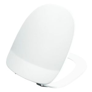 Pressalit WC siège 79000-D43999 Charnière D43, Inox , standard, blanc, avec couvercle
