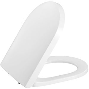 Pressalit WC seat 744000-D02999 white, with cover, automatic lowering, universal Stainless Steel D02, Stainless Steel
