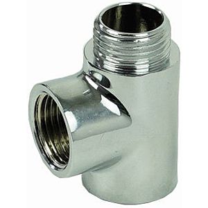 Purmo T-piece AZ13EH004800003 chrome-plated, for Radiators without center connection