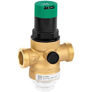 Honeywell Pressure Reducing Valves D06F12E with setting indicator, brass E, 2000 / 801 &quot;