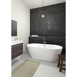 Riho Inspire freistehende Badewanne B085001005 weiß, 180 x 80 cm, ohne Füllfunktion, oval