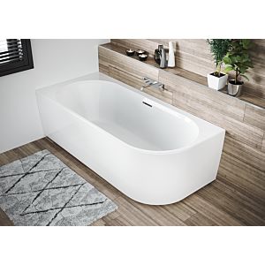 Riho Desire Corner baignoire d&#39;angle B087007005 blanc , 184 x 84 cm, droite, avec fonction de remplissage RihoFall