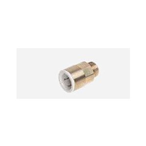 John Guest screw-in connector 15MC(1/2&quot;) set brass, 15 mm x 1/2&quot; BSP, with white locking ring
