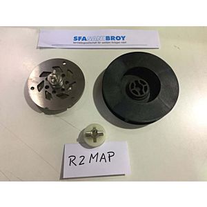 SFA blade set, adapter, R2MAP pump wheel for Sanicubic