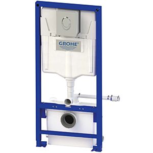 SFA wall-mounted WC system 0035UPK with glass panel, rail system