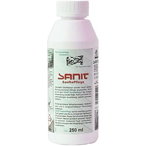 Sanit soft care 3371 special cleaner for high-quality fittings, 250 ml bottle