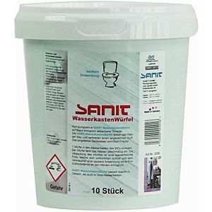 Sanit water tank cubes 3056 cleaning cubes for Geberit , 10 pieces