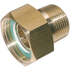 Syr - Sasserath special screw connection 0816.20.901 G 3/4 with 3/4 &quot;union, nickel-plated