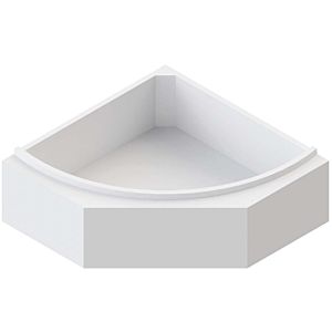 Schedel Villeroy & Boch Loop &amp; Friends Duo corner bath support SW16036A 140x140cm. with shelf, 5-sided, height 57cm