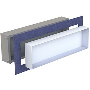 Schedel Multistar vision niche insert BOX30100 300 x 1000 x 120 mm, frameless, bianco white
