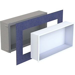 Schedel Multistar vision niche insert BOX3060MR 300 x 600 x 120 mm, with frame, bianco white