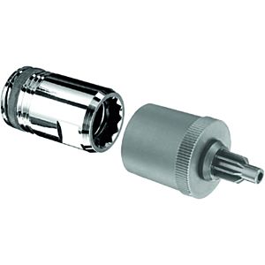 Schell Quick Adapter 007000699 shaft length 35 mm, ASAG easy, plug-in technology, chrome-plated