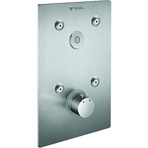 Schell Linus trim set 019092899 front panel Stainless Steel , CVD touch electronics, thermostat