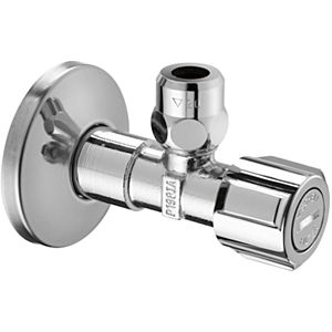 Schell Comfort angle valve 054280699 G 2000 / 801 AG x G 3/8 AG, with ASAG easy, chrome-plated with Filters
