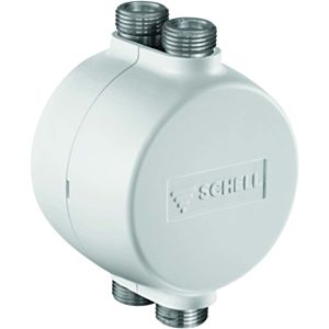 Schell pressure equalization valve 065581299 4 x G 3/8 AG, white