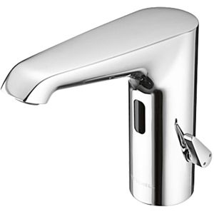Schell Xeris E Electronic basin mixer 002280699 chrome-plated, mains operation, for mixed water, with concealed power supply