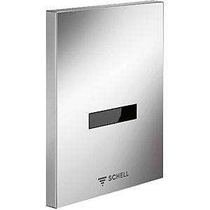 Schell Edition e trim set 028061599 urinal control, infrared, battery operation, 6 V, alpine white