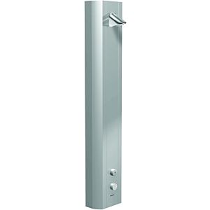 Schell Linus -mounted shower panel 008020899 anodised aluminum, with self-closing thermostat