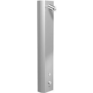 Schell Linus -mounted shower panel 008220899 thermostat, low aerosol, anodised aluminum