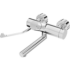 Schell Vitus single lever basin thermostat 016270699 210 mm, clinic arm lever, mixed water, chrome-plated