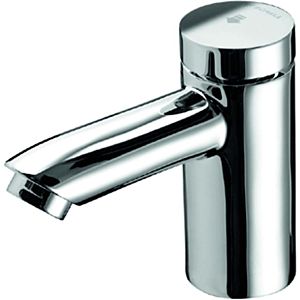 Schell Petit sc self-closing pillar tap 021300699 chrome-plated, brass, dezincification-resistant, for cold water