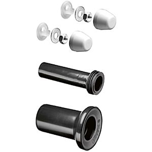 Schell inlet / outlet set 032610099 drain pipe 90 mm, for wall-mounted WC