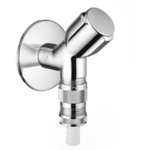 Schell Comfort device angle seat valve 033900699 G 1/2 AG, with integrated hose space protection, chrome-plated