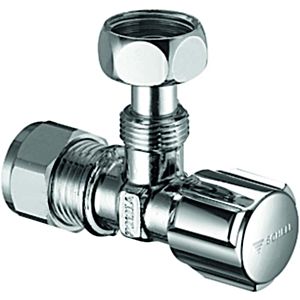 Schell Comfort regulating angle valve 050470699 DN 15, G 2000 / 2 union nut, adjustable screw connection, chrome-plated