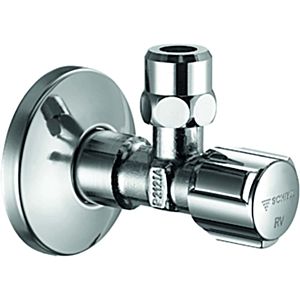 Schell Comfort regulating angle valve 052760699 G 2000 / 2 AG x G 3/8 AG, with regulating function, chrome-plated