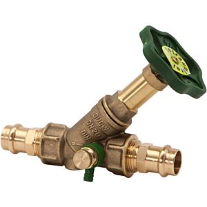 Schlösser free flow valve 0015381800001 DN 20, 18mm, IT, with drain, non-rising spindle