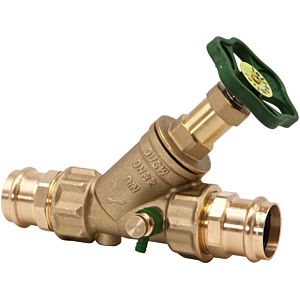 Schlösser free flow valve 0015383500001 DN 32, 35mm, IT, with drain, non-rising spindle