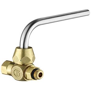 Schlösser sampling valve Pipe Stainless Steel with adapter 3/8&quot;, brass, 2000 /4&quot;