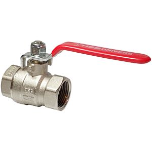 Hermann Schmidt heating ball valve 1 1/2&quot; chrome-plated brass, with lever handle, PN 40