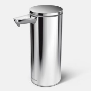 simplehuman sensor soap dispenser ST1044 polished stainless steel, rechargeable, 266 ml, drip-free