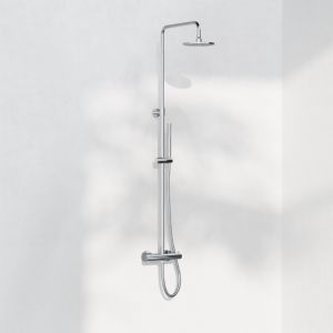 Steinberg Series 100 shower system 1002721 chrome, exposed, with Series 100 shower and thermostat