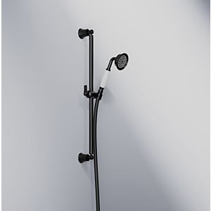 Steinberg Série 350 set de douche 3501600S douchette à main, barre de douche, flexible 1500 mm, noir mat