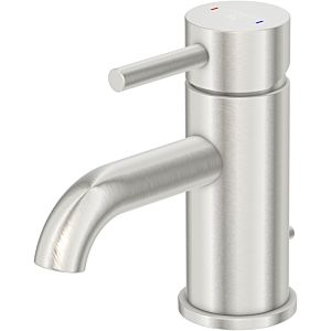 Steinberg Series 100 basin mixer 1001000BN projection 100mm, height 149mm, with waste fitting 1 1/4&quot;, brushed nickel