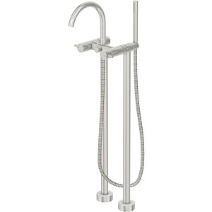 Steinberg Series 100 bath mixer 1001162BN projection 231mm, free-standing installation, brushed nickel