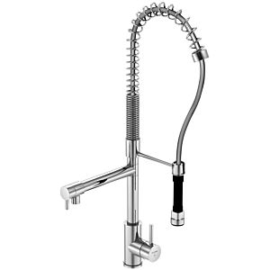 Steinberg single lever sink mixer Serie100 1001480 chrome, with swivel spout