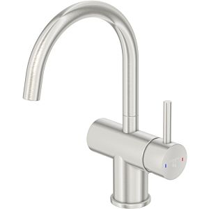 Steinberg Series 100 basin mixer 1001500BN swiveling spout, with waste fitting 1 1/4&quot;, brushed nickel