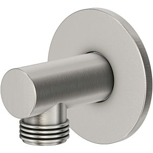 Steinberg Series 100 wall connection elbow 1001660BN 2000 / 2 &quot;, intrinsically safe against backflow, brushed nickel