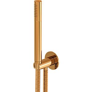 Steinberg Series 100 shower set 1001670RG with wall connection elbow and shower hose 1500mm, rose gold