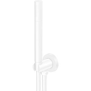 Steinberg Series 100 hand shower set 1001670W with wall connection elbow and shower hose 1500mm, Matt White