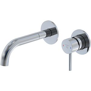 Steinberg Series 100 basin mixer 10018143 concealed, projection 195 mm, chrome, wall mounting