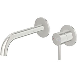 Steinberg Series 100 basin mixer 10018143BN concealed, projection 195 mm, with ceramic cartridge, brushed nickel