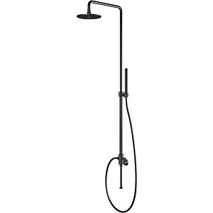 Steinberg Series 100 set de douche 1002770S avec douche à effet pluie et douchette à main, noir mat