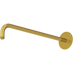 Steinberg Series 100 shower arm 1007910BG 450 mm, with reinforced wall bracket, brushed gold, wall mounting
